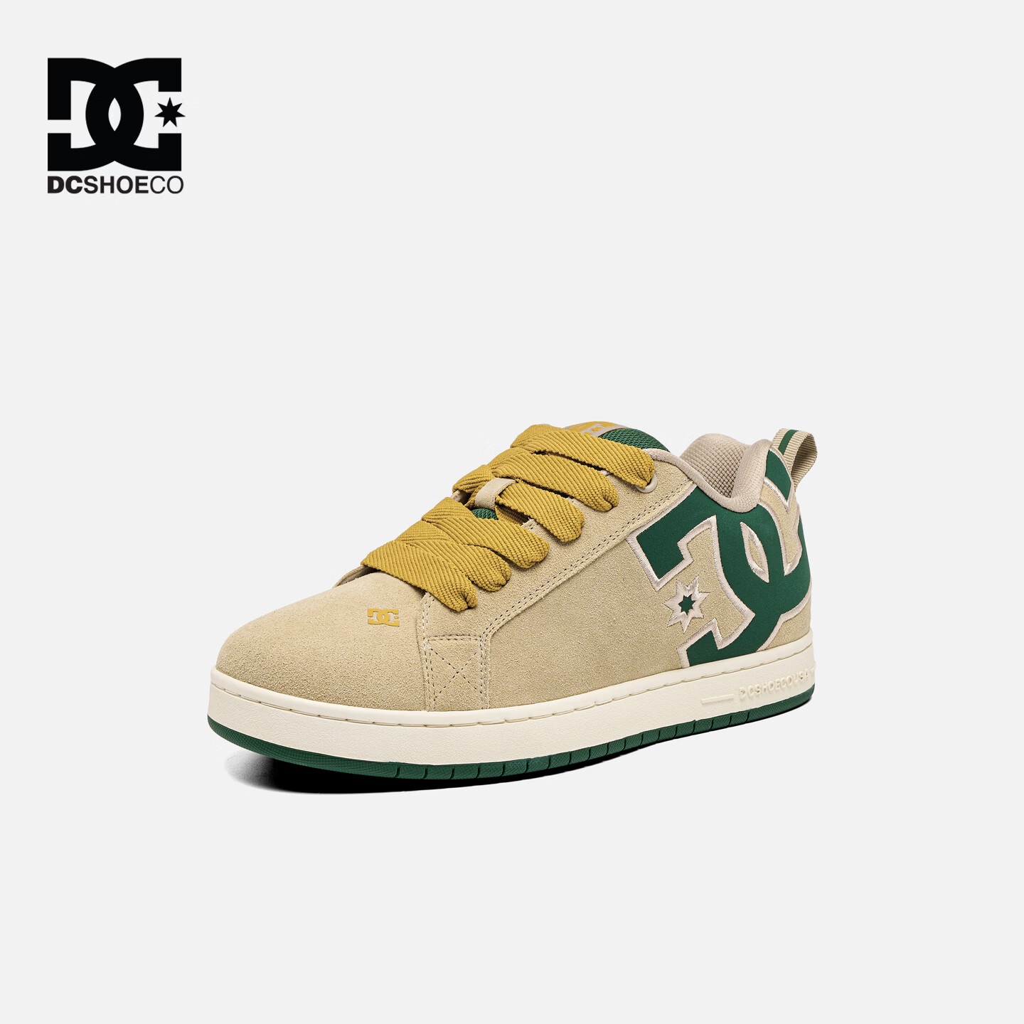 DCSHOES PRO GRAFFIK男士滑板鞋2026复古增高潮鞋舒适耐磨百搭休闲鞋174 苔原绿 36 码【标准尺码,正码正拍】