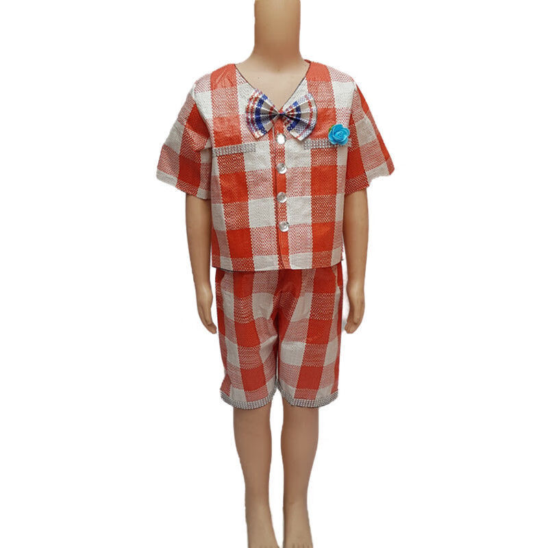 温蔓尔儿童环保时装秀衣服男童男孩六一儿童节演出表演服装走秀幼儿园