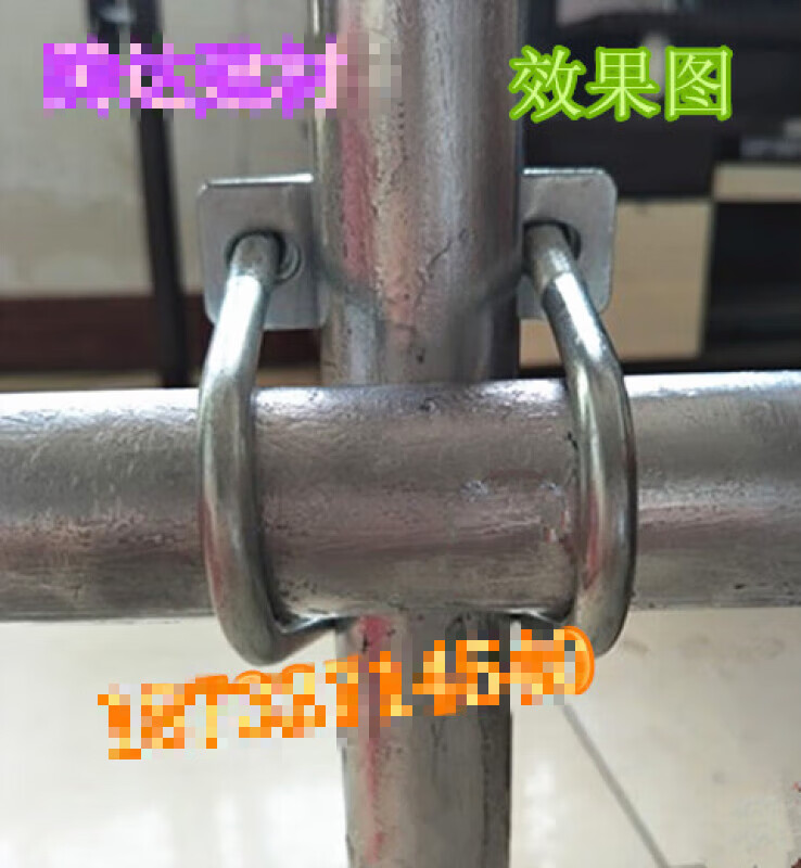 楷桐定制款4分/6分/1寸 38/40/50十字固定扣件镀锌脚手架扣件钢管卡扣
