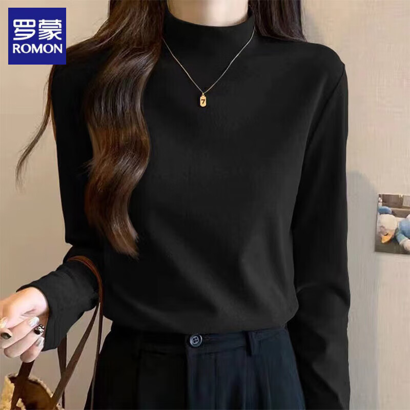 ���ɣ�ROMON�����������Ů�ﶬ�ڴ�2025���¿�˫����޼Ӻ�������������t�� ��ɫ�������� XL �ʺ�110-125��86.24Ԫ