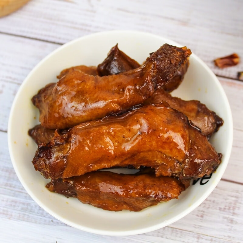 痴宴力天办公室蜜汁卤味蜂蜜即食鸡肉休闲零食童年老式速食凉拌90 力天乡吧佬小鸡脖20袋