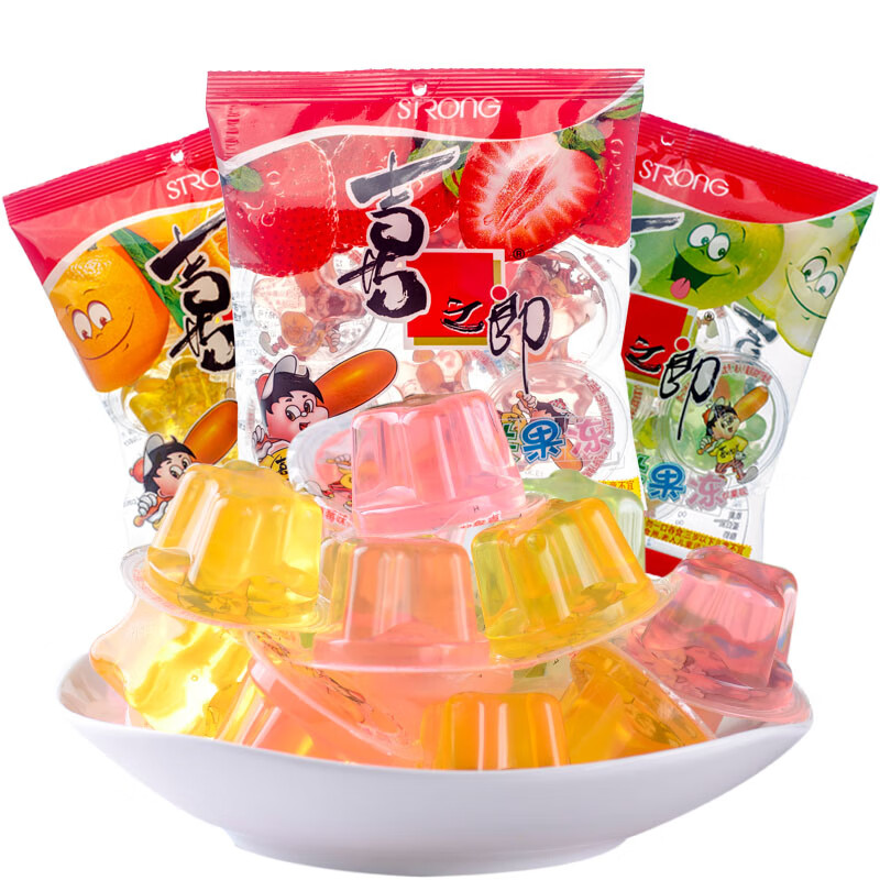 喜之郎 苹果味90g*10袋 水果味果冻布丁