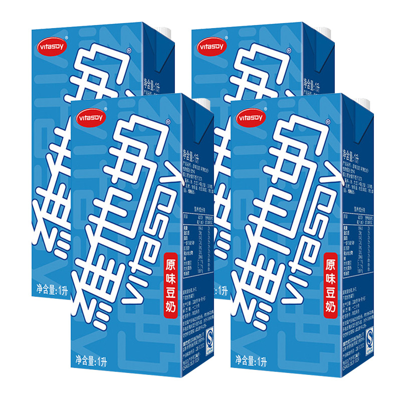 维他奶(vitasoy) vitasoy维他奶豆奶维他柠檬茶饮料饮品1l*4盒整箱