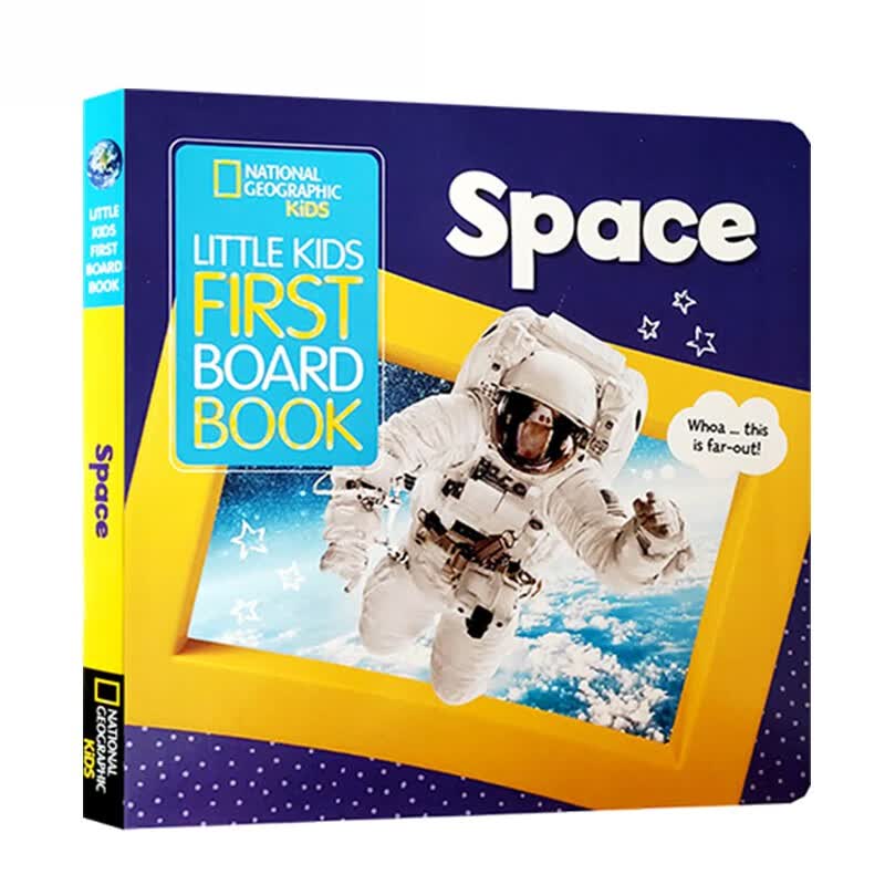 英文原版 美国国家地理 National Geographic Kids Little Kids First Board Book Space 太空 儿童启蒙学习科普百科纸板书