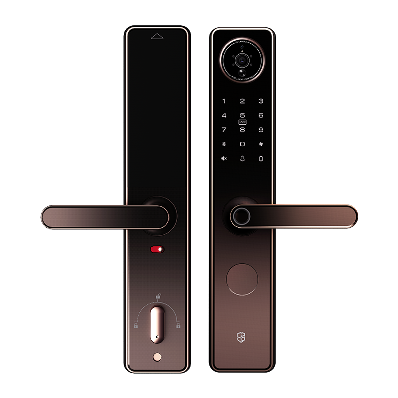 石将军 指纹锁远程可视对讲猫眼主动监测智能门锁防盗门锁密码锁电子