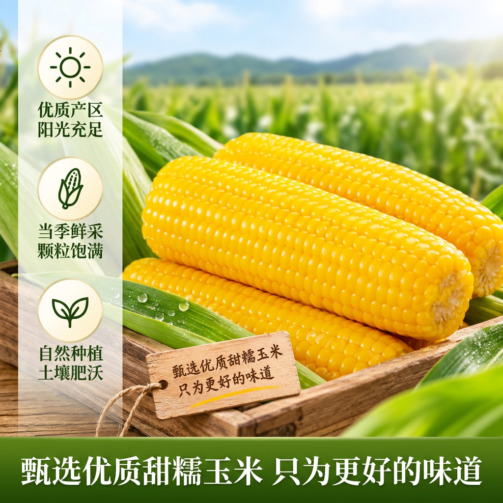 黄六爷正宗香甜黄糯玉米当季农家自种新鲜蔬菜软糯香甜早餐代餐即食苞米 10根(家庭共享) 单根200g左右