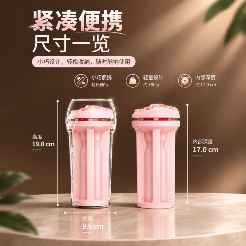 HABELOV飞机杯男用情趣用品1:1复刻真实通道硅胶仿真自慰玩具 魔玩复刻杯【加一元得大容量器具保护粉】