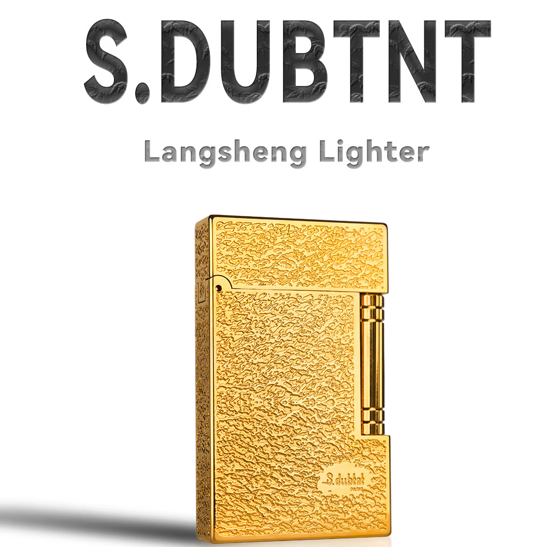都柏特S.dubtnt法国都柏特朗声打火机充气火机高档个性气机送礼铜丝绸 黑色【丝绸】手感质感推荐款