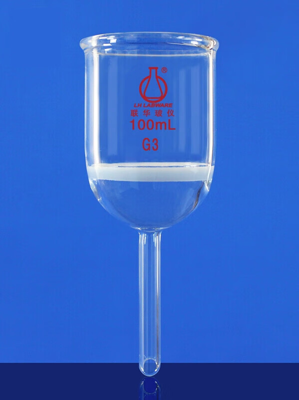 大规格玻璃砂芯漏斗50010002000mlg1g2g3g4实验室布氏漏斗lh-236 容量