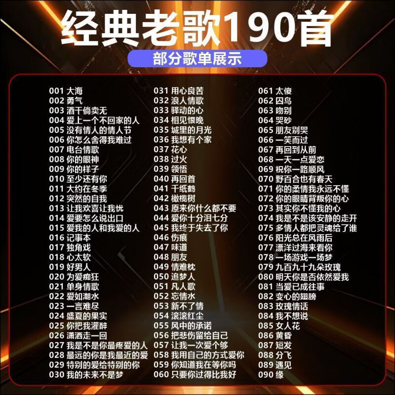 CRHMMFLF2026汽车载cd碟片流行dj新歌经典老歌情歌无损音乐光盘碟 【1蝶】-情歌DJ-(5首) 车载光盘抖音流行歌曲碟片无损音质热门经典老歌情歌车