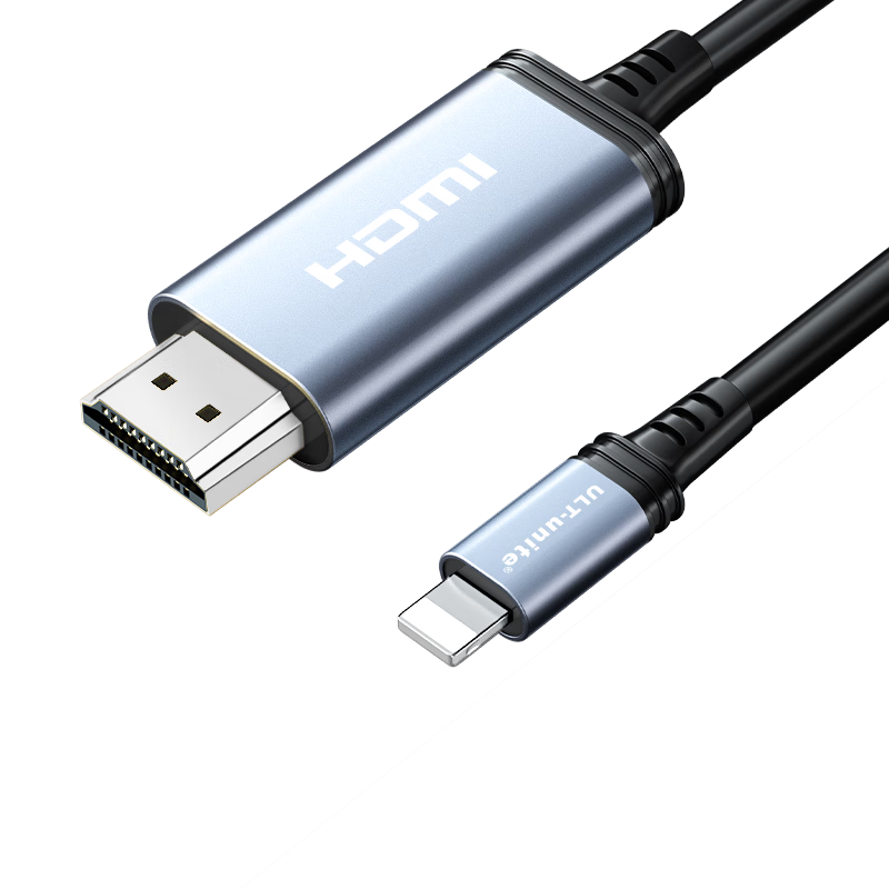 ULT-unite A5-52L Lighting转HDMI 视频线缆 2m 蓝色