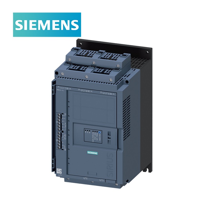 西门子 3rw 200-480v 110-250v ac 螺钉端子 无旁路  模拟输出端 软