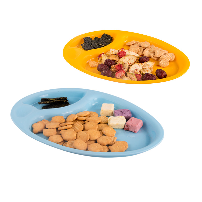 甜厨(tencook)儿童食物碟  餐具碟子 食物分享治理碟 小孩水果饼干