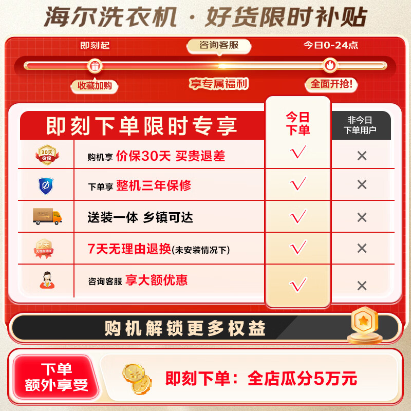 海尔(Haier)云溪4.0洗烘套装 10KG直驱滚筒洗衣机+10KG双擎热泵烘干机 家用大容量 洗烘套装 10kg
