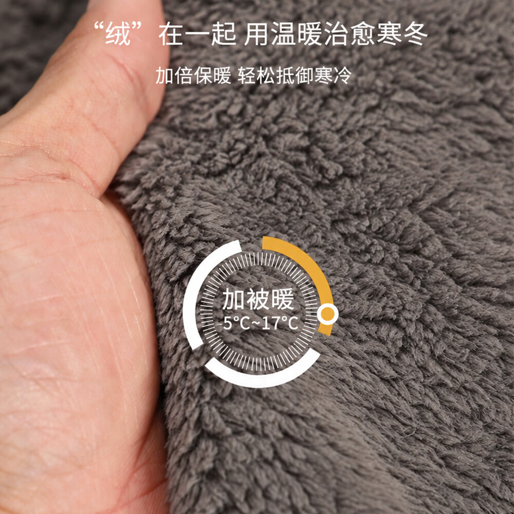 顶瓜瓜秋冬男士睡衣加厚加绒保暖法兰绒家居服立领防风拉链大码套装 86604 绒套装 4XL 推荐200-220斤