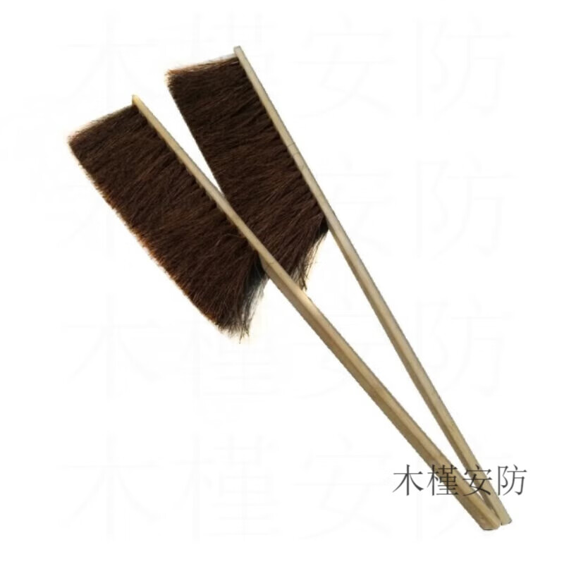 長柄棕毛刷仿豬鬃毛棕刷紡織廠毛刷機(jī)器 約50CM 4排棕毛刷
