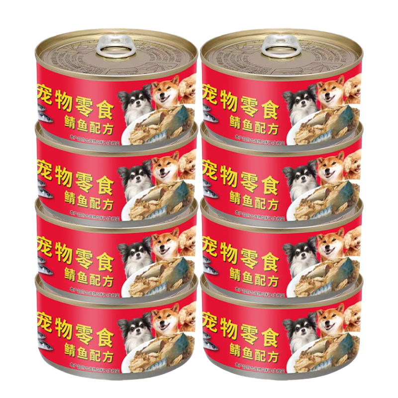 伊纳宝_TD-01C鲭鱼口味犬用罐头泰国进口_170g*8_(犬罐头)_犬适用