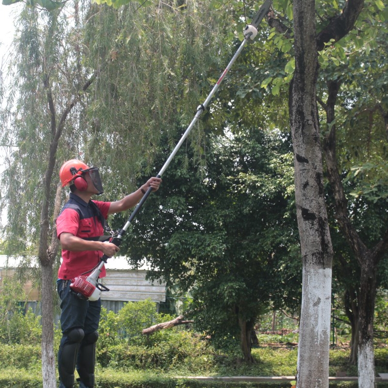 修枝电锯 高枝锯汽油伸缩加长杆园林高空修枝剪修树锯电锯高枝油锯