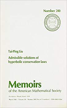 【预订】admissible solutions of hyperbolic