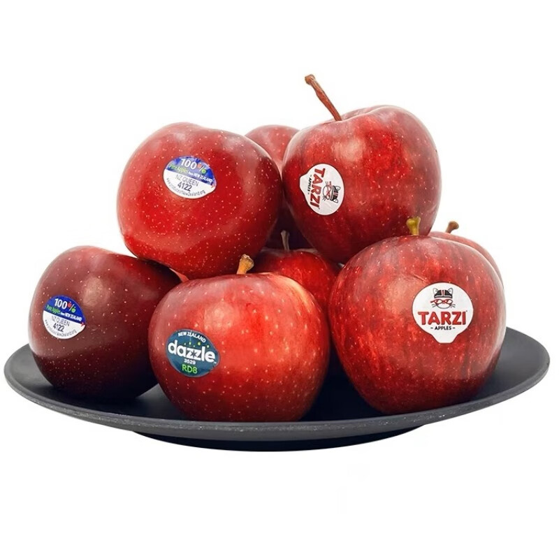 京格（JINGGE）新西兰姬娜苹果 一级加力果当季时令红苹果冰糖心脆甜苹果礼盒 精选 2.5kg