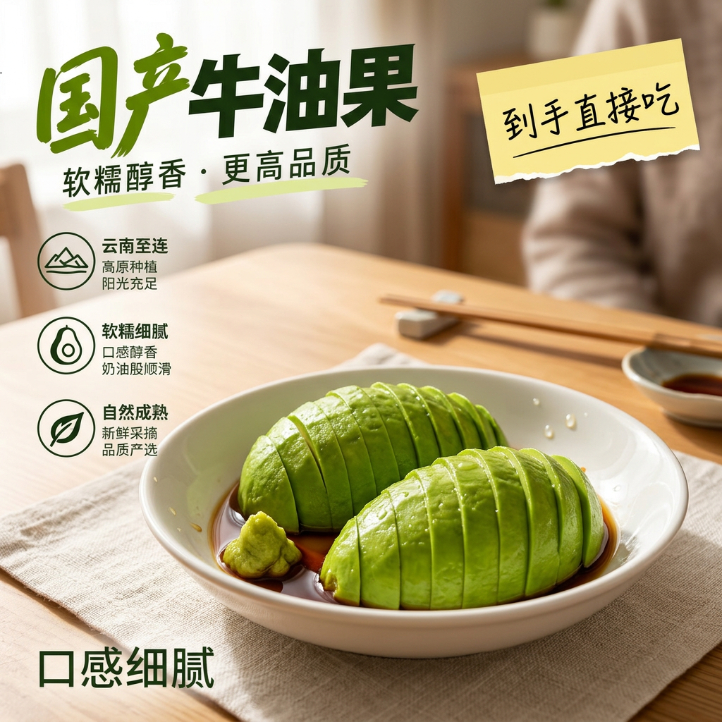 紫郁缤纷【顺丰速发】树熟哈斯牛油果礼盒即食 新鲜熟果鳄梨节日送礼鲜果 190-210g6粒礼盒装