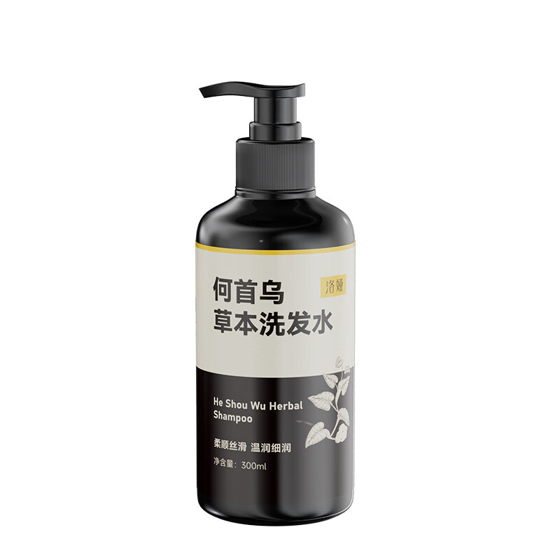 洛娅【厂家直供】何首乌草本洗发水洗发露 300ml 草本何首乌（1瓶装）