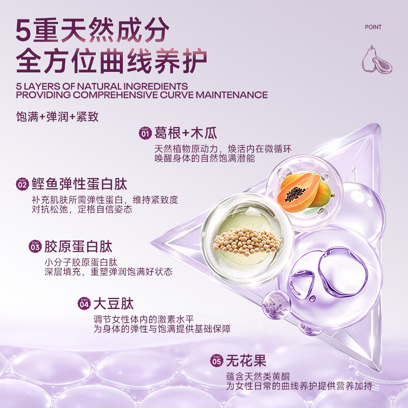 花禾理研木瓜饮葛根胶原饮口服科学配比轻松补给随身带 六盒装 200ml*6盒