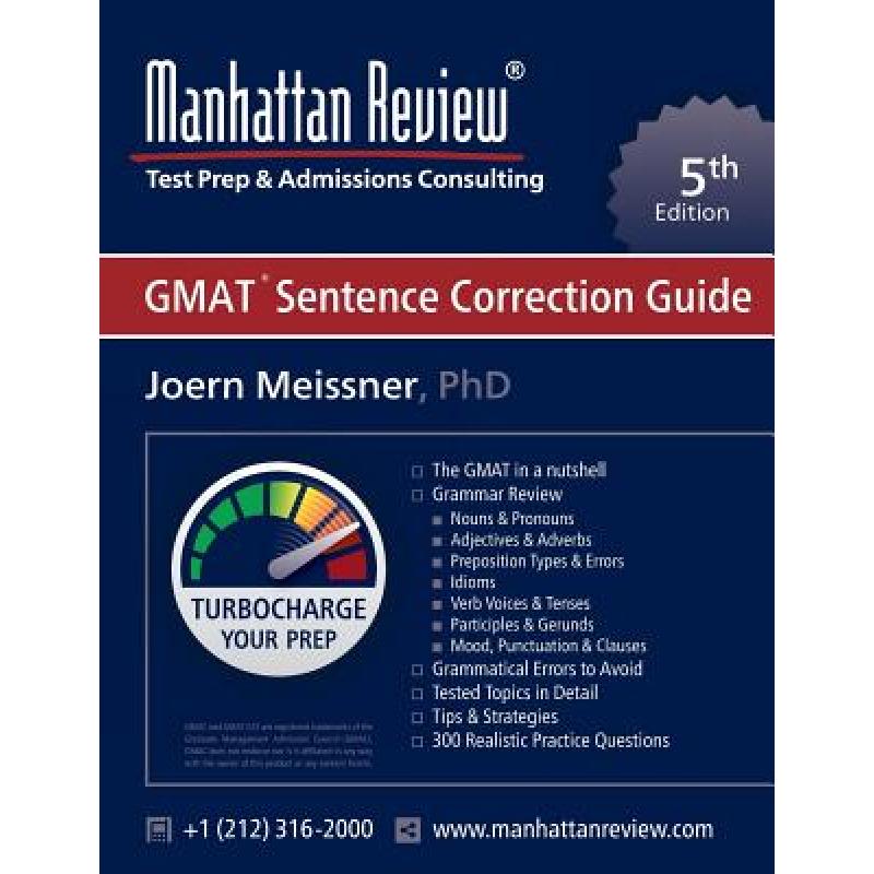 预订 Manhattan Review GMAT Sentence Correction Gu...