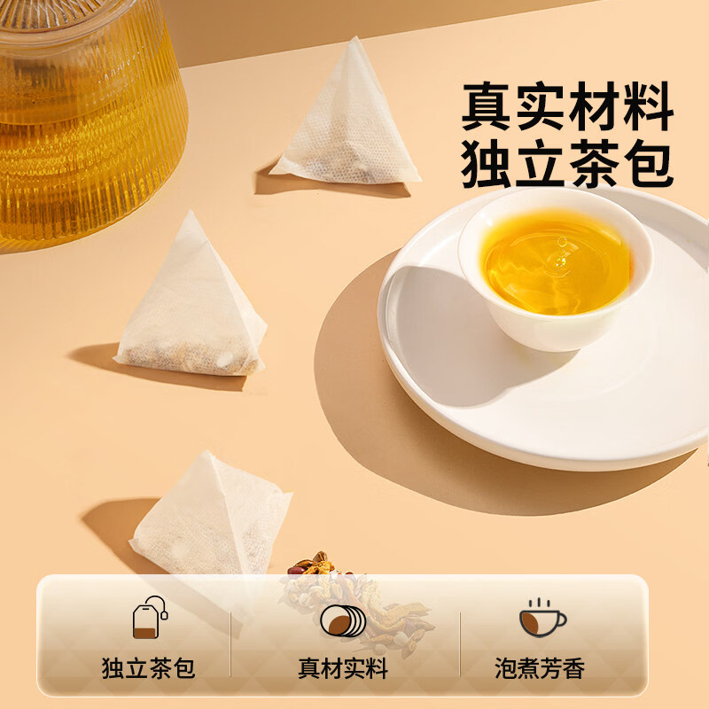 北京同仁堂红豆薏米芡实茶苦荞茶养生清爽茶女性茶 150g*1盒