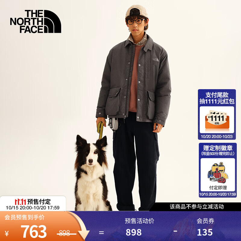 北面（The North Face）休闲长裤子男Beta纯棉宽松户外透气休闲26秋冬上新|8KFU JK3/宇宙黑 32 /175/82A