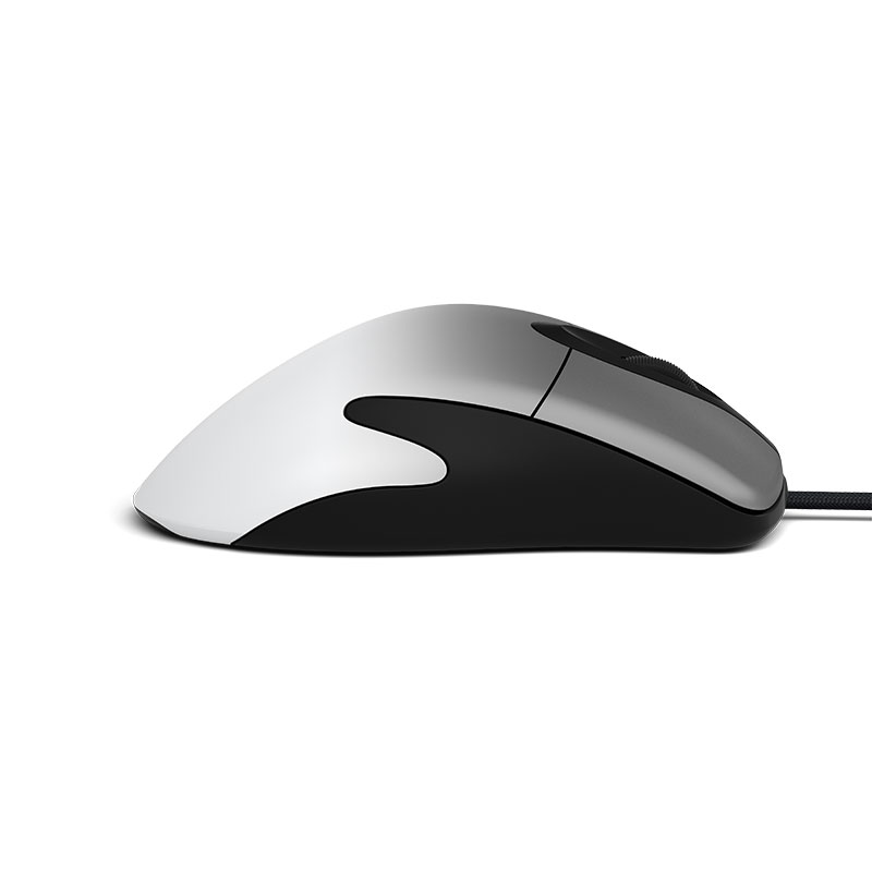 微软 (Microsoft) Pro IntelliMouse 银珀 | Pro IE有线游戏鼠标 电竞光学引擎 16000DPI 自定义按键 RGB尾灯