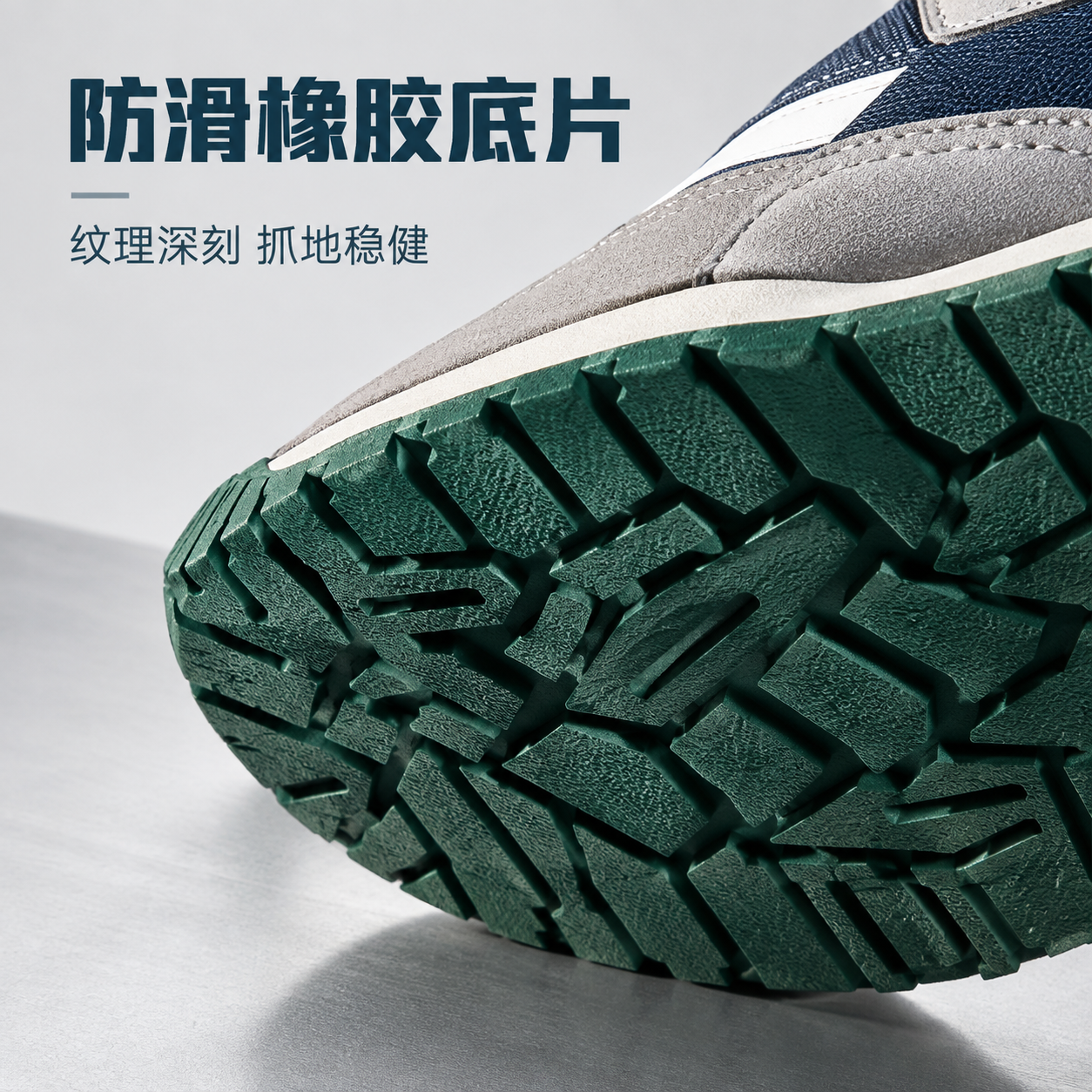 八超新款秋季轻便透气复古运动鞋防滑耐磨健步鞋百搭休闲鞋 米绿 女款 40