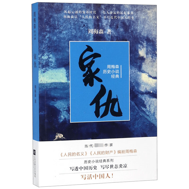 家仇 周梅森历史小说经典系列（以人民的名义狂飙突进，周梅森是开拓者、集大成者）