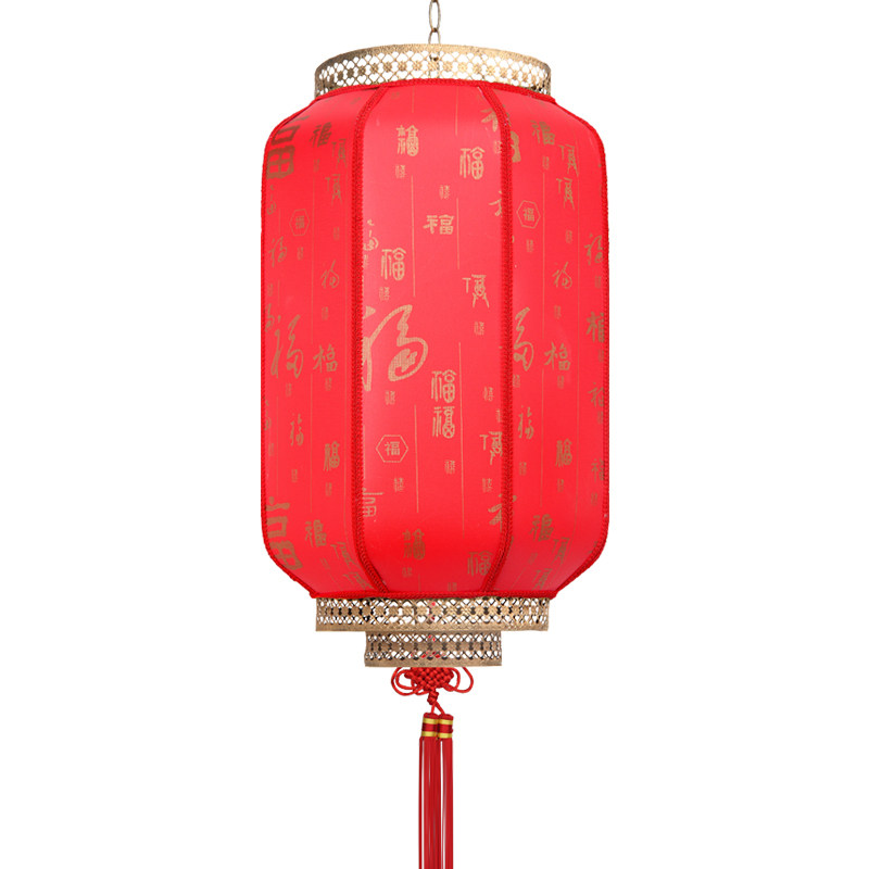 磊強仿古羊皮燈籠戶(hù)外防水大紅中式飯店景點(diǎn)裝飾定制冬瓜廣告新年燈籠 高度100厘米定做
