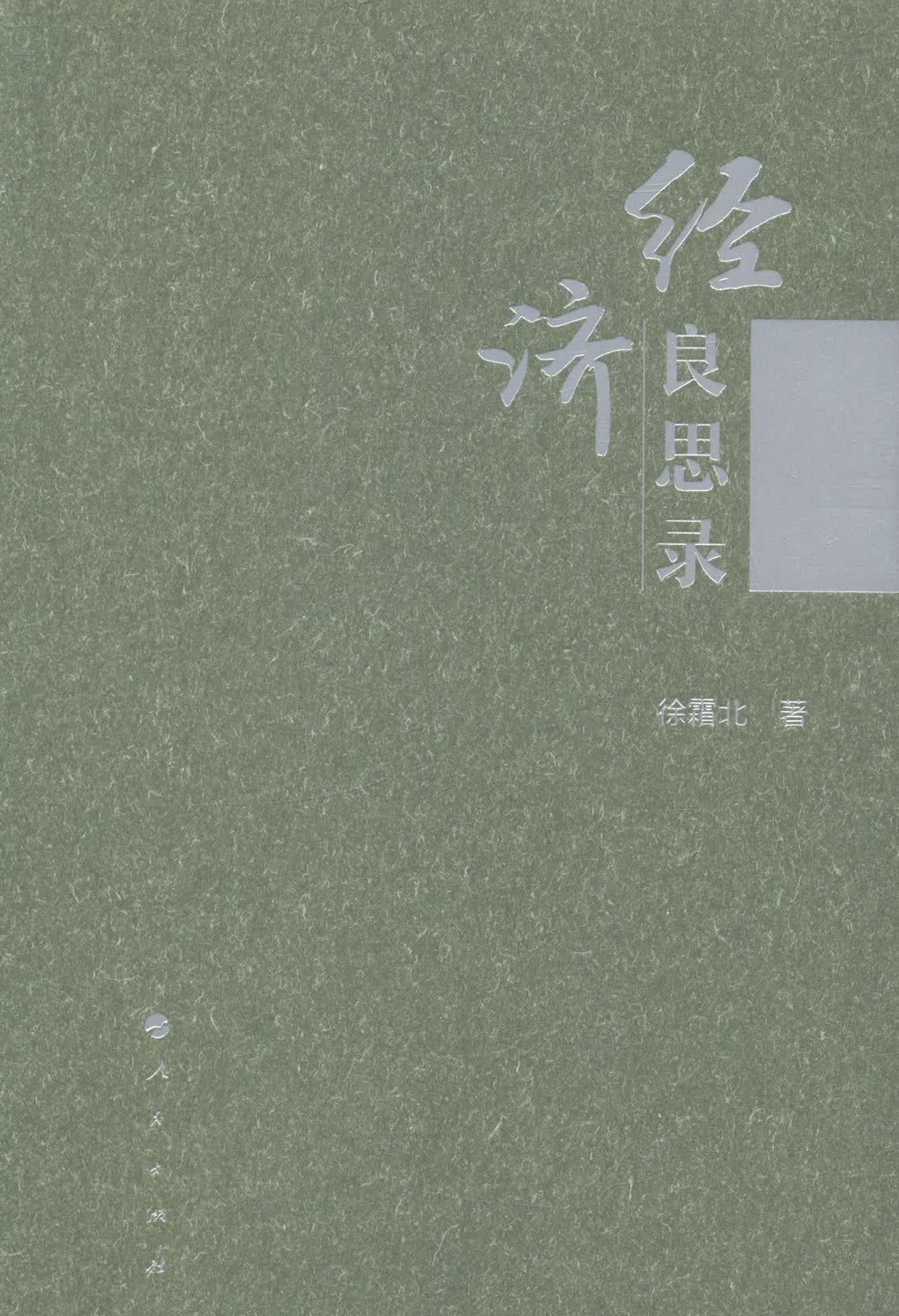 经济良思录 经济 书籍