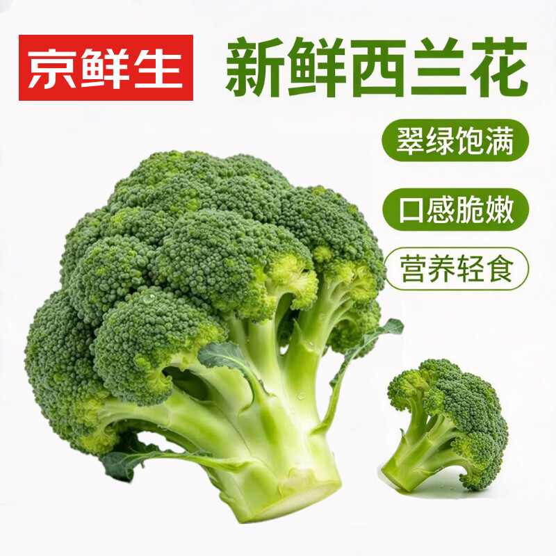 京鲜生新鲜西兰花净重3斤 19.9元，京鲜生云南红宝石沙瓤番茄净重4.5斤大果100g 15.8元，京鲜生糖珀虎小番茄净重3斤 26.8元 - 86线报