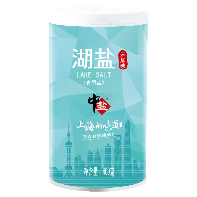 中盐 未加碘天山湖盐 无碘湖盐 食盐 400g