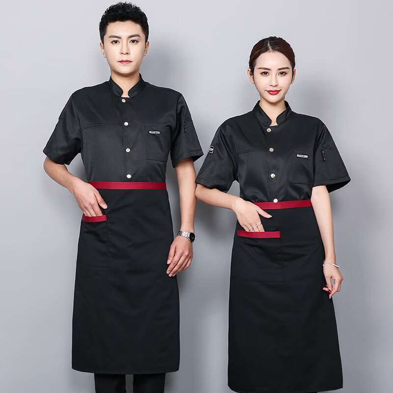 锐明凯夏季烘焙蛋糕店西点工作服面包师甜品服装西餐厅厨师烹饪短袖工