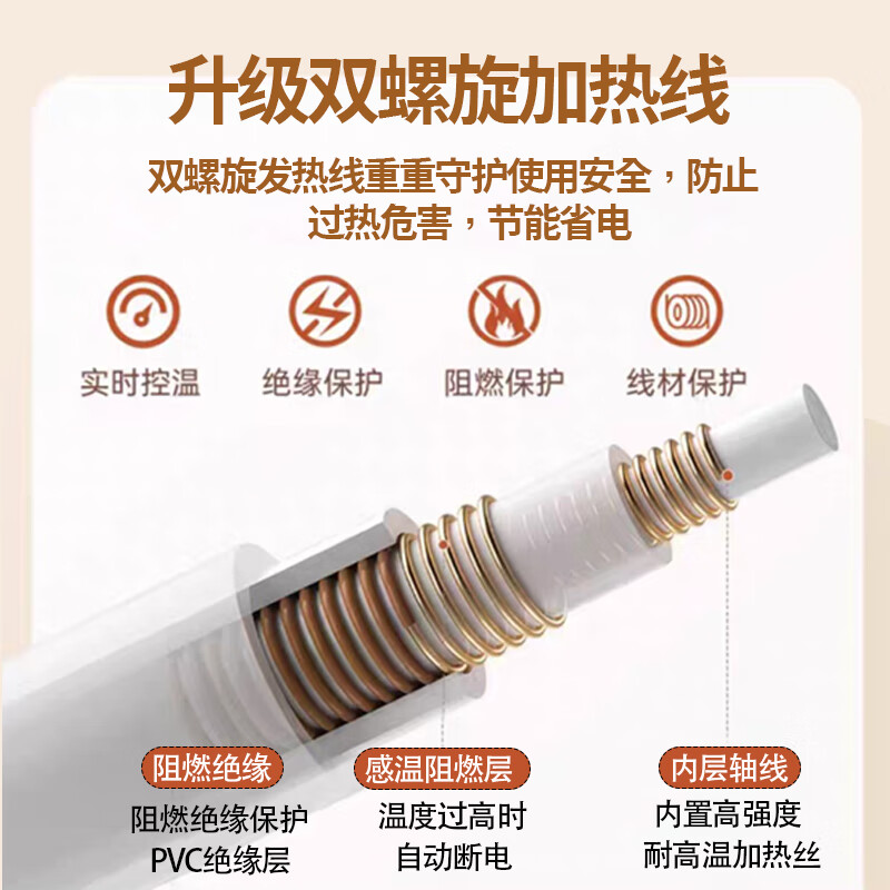 贵人梦 电热毯（长2.0米宽1.8米）单人双人双控智能定时家用速热电褥子 单人单控长1.5米*0.7米宽/高低档