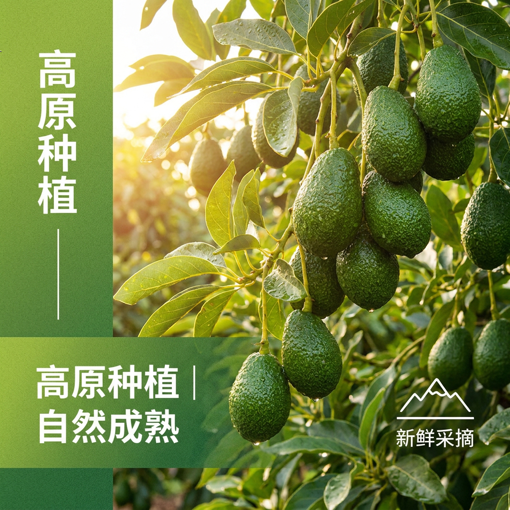 紫郁缤纷【顺丰速发】树熟哈斯牛油果礼盒即食 新鲜熟果鳄梨节日送礼鲜果 190-210g6粒礼盒装
