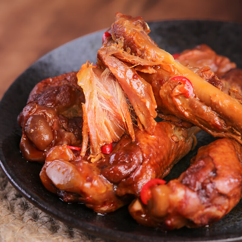 花仙笙(gearss)卤吖坊卤鸭腿卤味休闲零食即食麻辣小吃鸭小腿肉类熟食