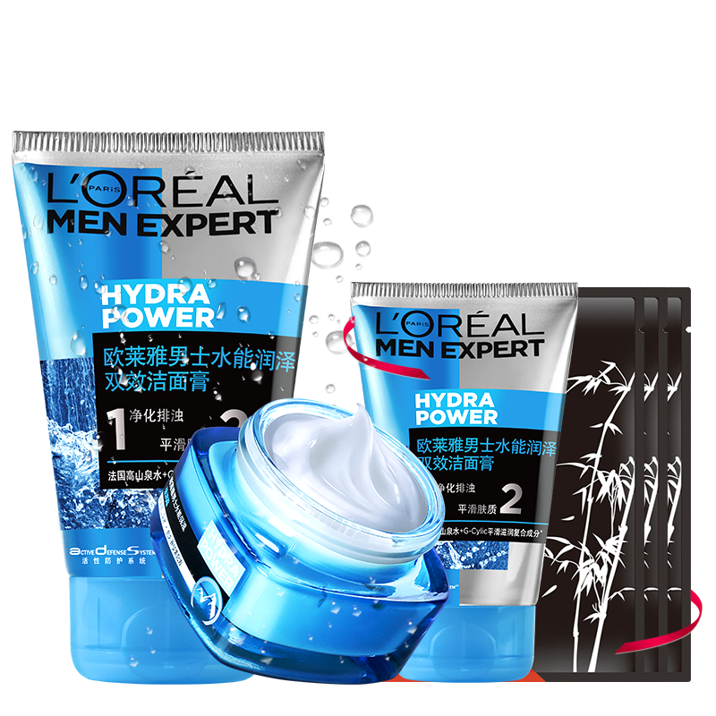 ���ڲ�����ŷ���ţ�LOREAL����ʿ����Ʒ��װ���Ͳ�ˮ��ʪ��������ഺ��Դ������A����ױƷ �Ƽ�ˮ�ܻ�����װ 224.2Ԫ��4��(��56.05Ԫ/��)