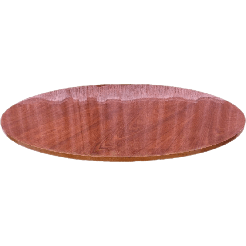 苏购  餐桌圆桌面板圆形桌子家用酒店桌面转盘实木饭店酒席桌子15人台面 双面红柚木色1.15米桌面+小桌脚