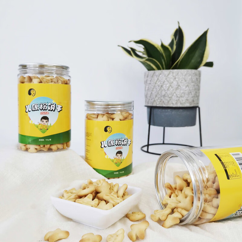 儿康粉太一本草戊己儿康粉儿康粉饼干饼干休闲零食原味饼干 1罐价