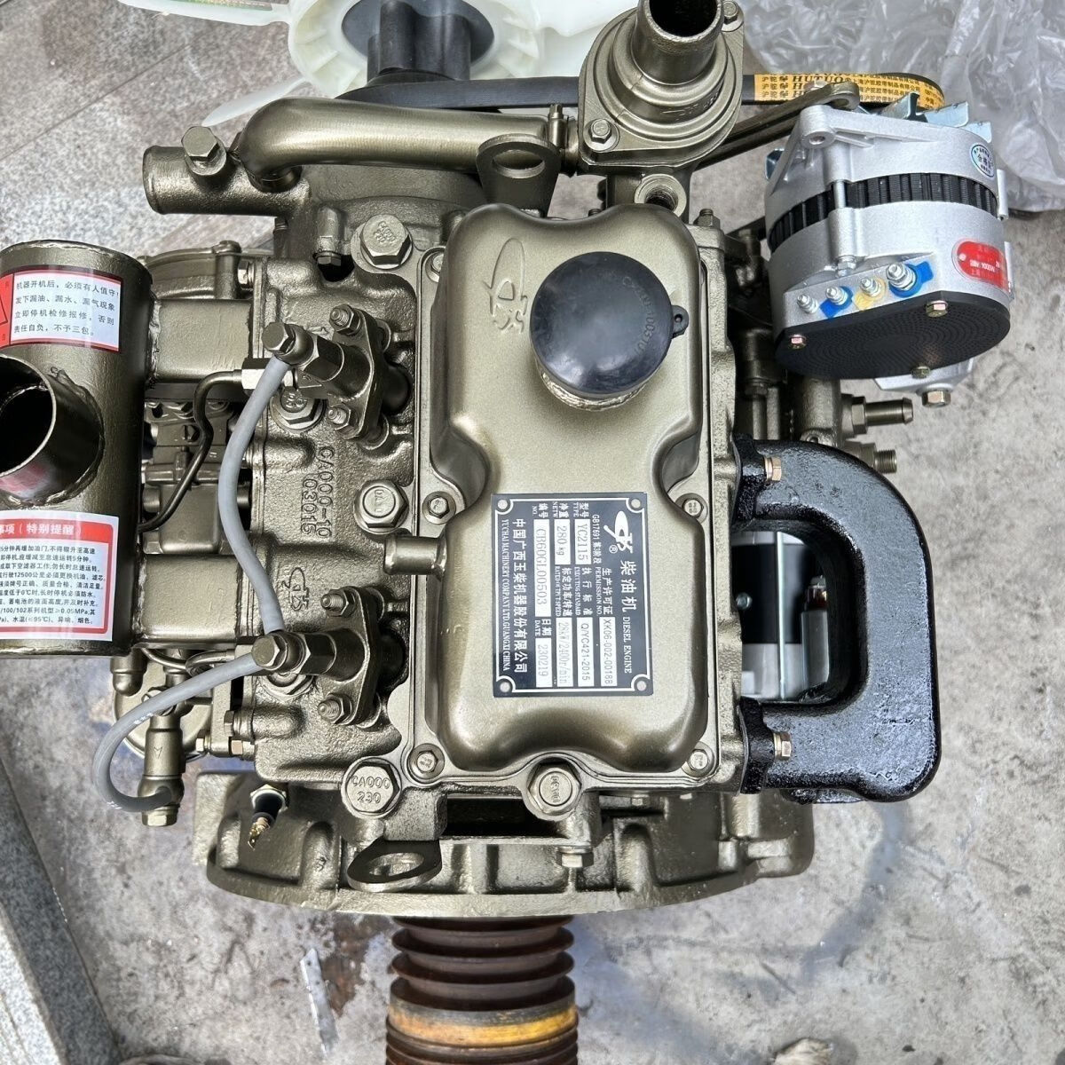 玉柴两缸2115两缸2100力佳2110全柴2105小四轮水冷发动机原装配件