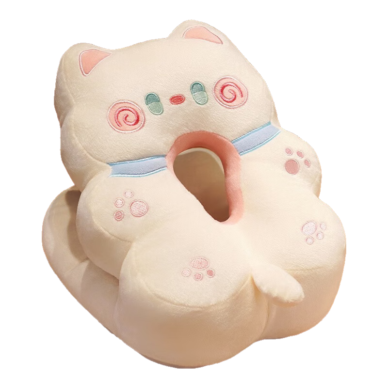 ���Ѽ��˯��Сѧ��ſ˯���������칫������ſ˯�������Ҷ�ͯ˯�������� ��ɫ����è��͸���׷����ϣ� ����о 28*30*23cm 50.4Ԫ��2��(��25.2Ԫ/��)