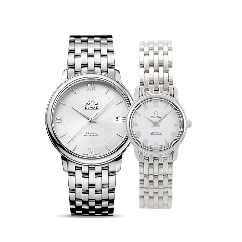 【二手95新】欧米茄情侣对表碟飞系列男表自动机械女表石英送女友送礼