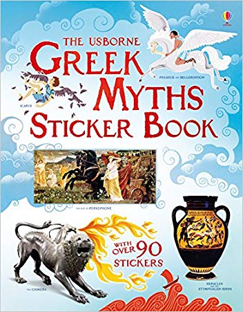 The Usborne Greek Myths Sticker Book 希腊神话贴纸书 进口原版 英文
