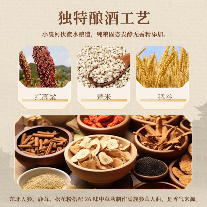 道光廿五小龙袍52度液体文物酒礼盒特产名酒陈香型粮食酒单瓶/整箱475ml 38度 475mL 1瓶