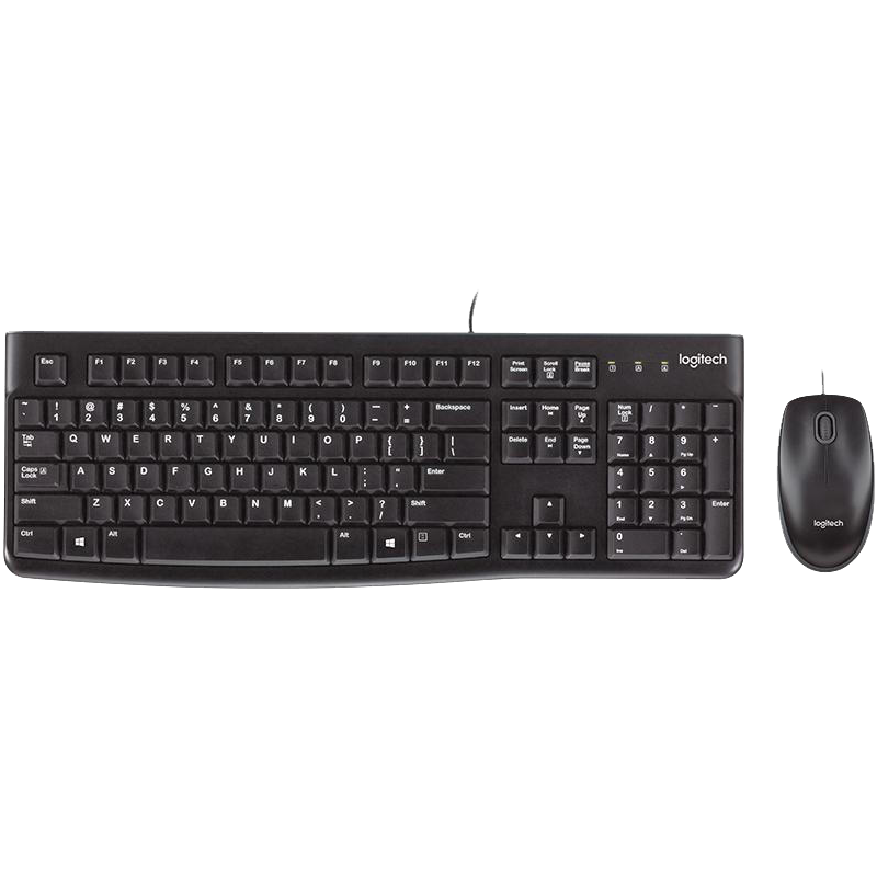 罗技（Logitech）MK200 有线键鼠套装 全尺寸 USB电脑台式机笔记本通用多媒体键鼠套装 MK200 79元